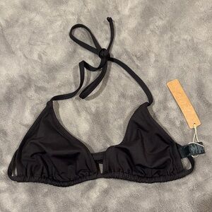 SKIMS Black Bikini Top